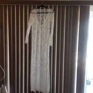 Bridal beach cover up